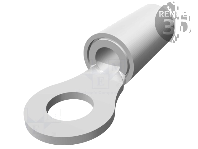 Uiteinde: oog; Ø: 5mm; 2,62÷6,64mm2; klemmen; voor draad; vertind
