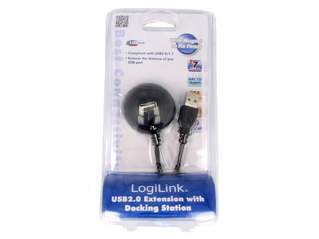 Kabel; USB 2.0; USB-A aansluiting,USB-A-stekker; vernikkeld