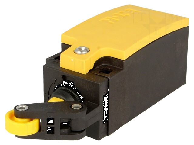 Eindschakelaar; hendel R 20mm, roller van kunststof Ø13mm
