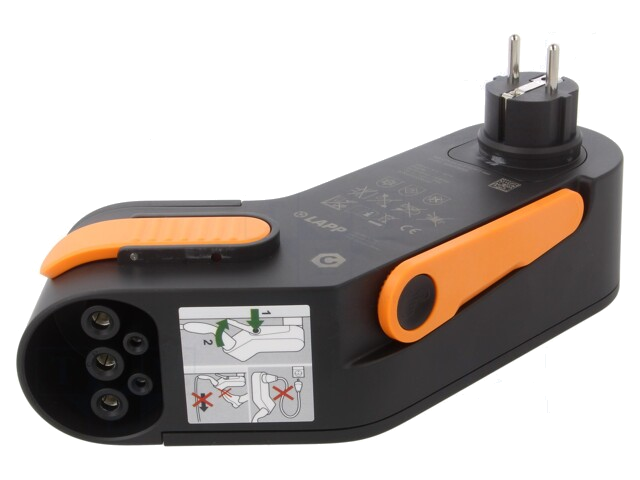 Lader: eMobility; 230V; 2,3kW; IP44; 10A; 1-fasig,mobility dock