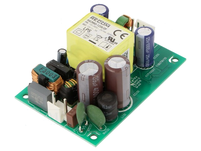 Voedingseenheid: schakelende; open; 60W; 120÷370VDC; 80÷264VAC