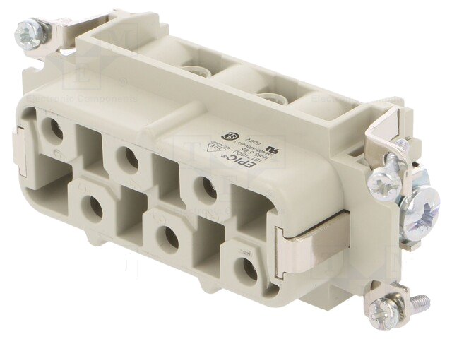 Connector: HDC; contactinzetstuk; vrouwelijk; EPIC H-BS; PIN: 6