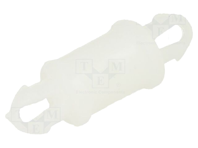 Montageplug; polyamide; L: 13,66mm; klik/klik; Ø2: 2,54mm