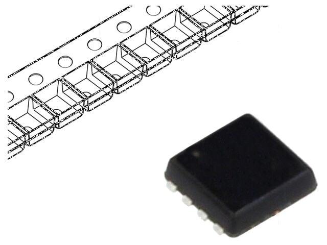 Transistor: N-MOSFET; unipolair; 100V; 30A; 21W; DFN3.3x3.3