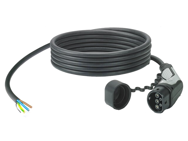 Kabel: eMobility; 1x0,5mm2,3x6mm2; 250V; 8kW; IP44; draden,Type 2