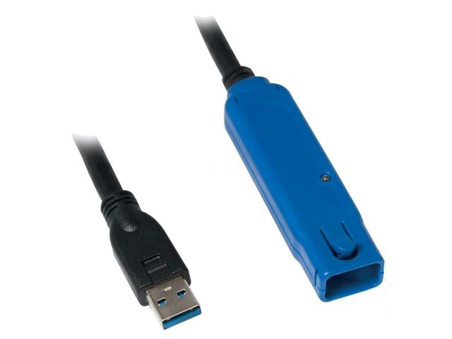 USB repeater; USB 3.2; USB-A aansluiting,USB-A-stekker; 30m
