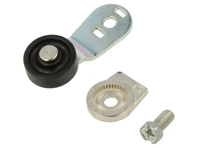Aandrijfkop; hendel R 40mm, roller van kunststof Ø20mm