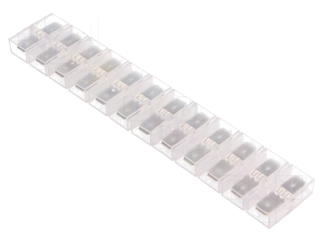 Connector: terminal strip; connectors 6,3x0,8mm; max.75°C; 300V
