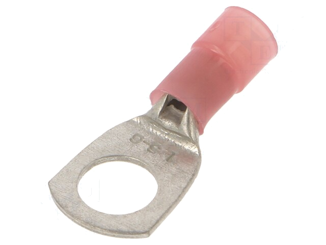 Uiteinde: buis; M6; Ø: 6,3mm; 0,25÷1,5mm2; klemmen; voor draad; rood