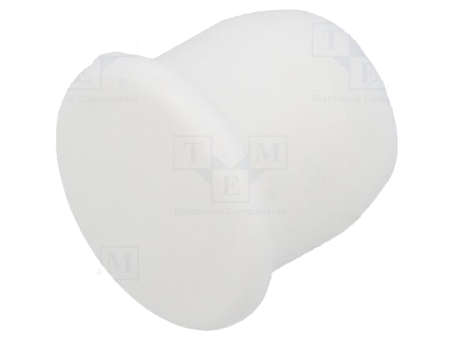 Afsluitdopje; H: 9mm; indrukken; Flensdiam: 12mm; wit; 054100260003
