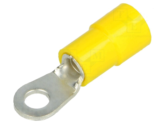 Uiteinde: oog; M4; Ø: 4,2mm; 4÷6mm2; klemmen; voor draad; geïsoleerd