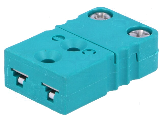 Miniatuurcontrastekker K; PVC; max.200°C