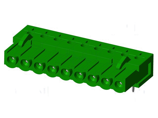 Ontkoppelbare terminal strip; 5,08mm; hoek van 90 °; contact