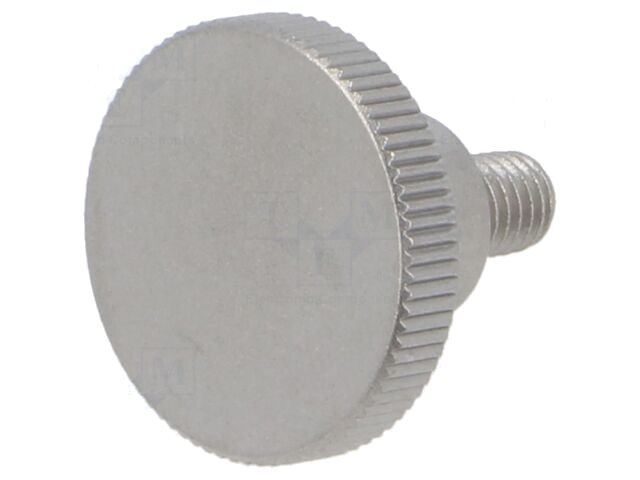 Schroefknop; Ø: 20mm; Ext.schroefdraad: M5; 8mm; H: 11,5mm