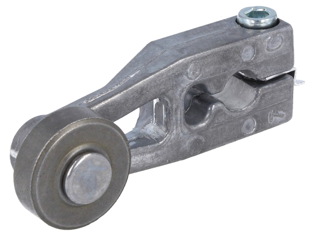 Aandrijfkop; hendel R 38,1mm, roller van metaal Ø19,05mm