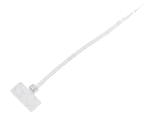 Kabelbinder; met schrijfveld; L: 110mm; W: 2,5mm; polyamide; 80N