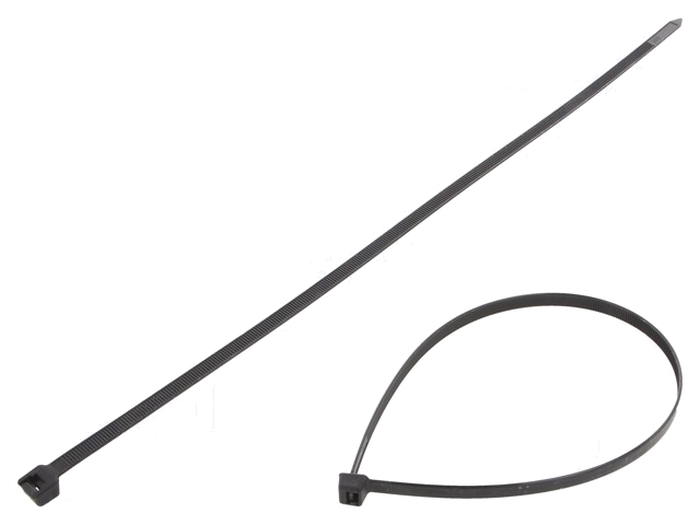 Kabelbinder; L: 430mm; W: 9mm; polyamide; 800N; zwart; Ømax: 130,5mm