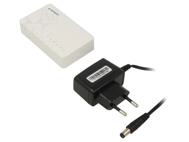 Switch Gigabit Ethernet; wit; DC,WAN: RJ45-aansluiting x5