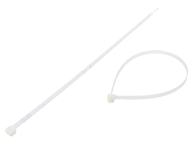 Kabelbinder; L: 380mm; W: 7,6mm; polyamide; 533N; natuurlijk
