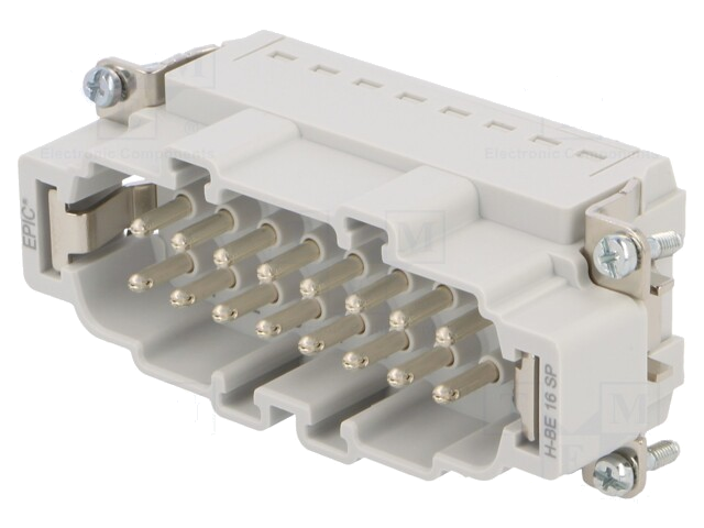 Connector: HDC; contactinzetstuk; mannelijk; EPIC H-BE; PIN: 16