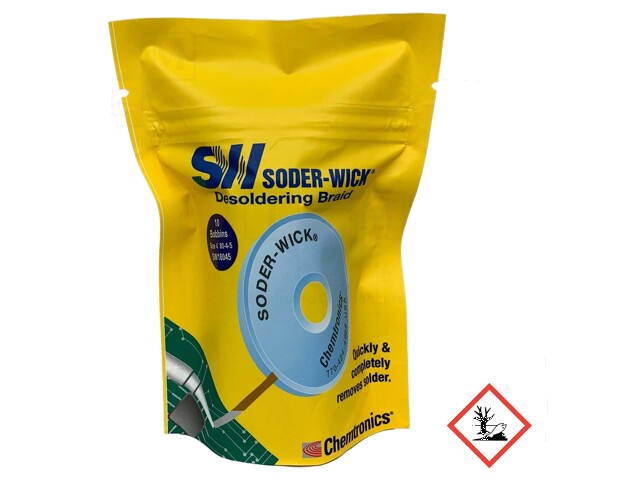 Tape: desoldeer; halogeenvrije,vioolhars,No Clean,ROL0; W: 1,5mm
