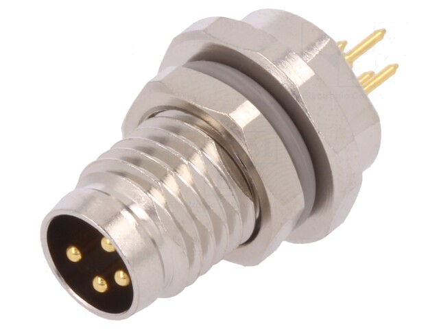 Connector: M8; mannelijk; PIN: 4; niet afgeschermd; contact; IP67