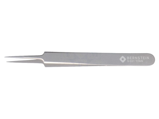 Pincet; 110mm; Bladen: smal; De vorm van de punt: scherp