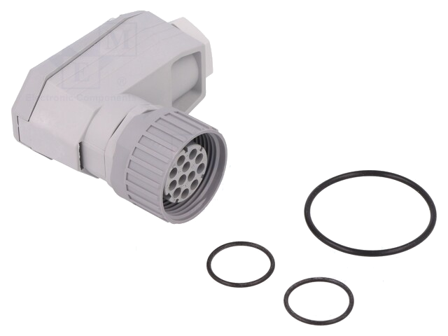 Connector: DIN 43651; stekker; NR; vrouwelijk; PIN: 12; contactloos