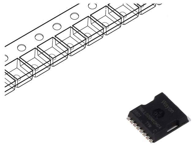 Transistor: N-MOSFET; unipolair; TOLL