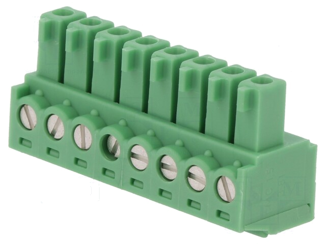 Ontkoppelbare terminal strip; 3,81mm; banen: 8; recht; stekker