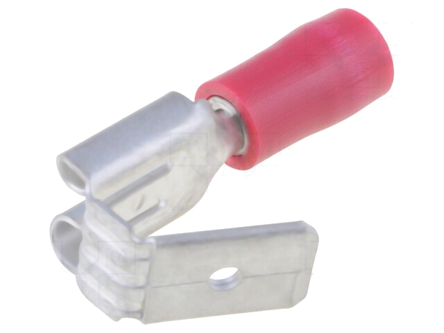 Connector: vlak; 6,3mm; 0,8mm; vrouwelijk/mannelijk; 0,75÷1,25mm2