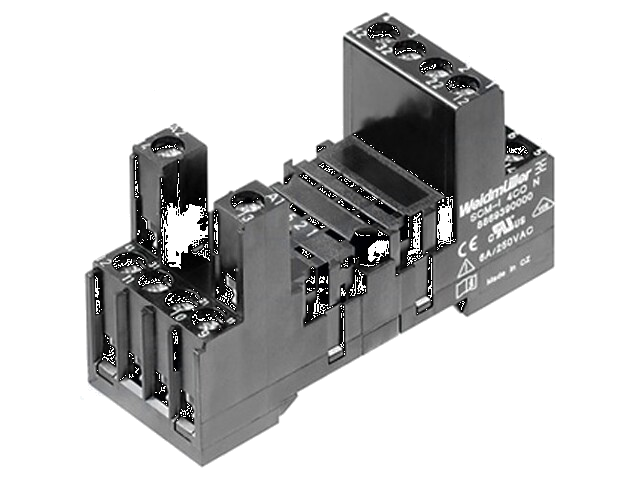 Socket; PIN: 11; 10A; 240VAC; H: 42mm; W: 28mm; op DIN-rail; Serie: RCM
