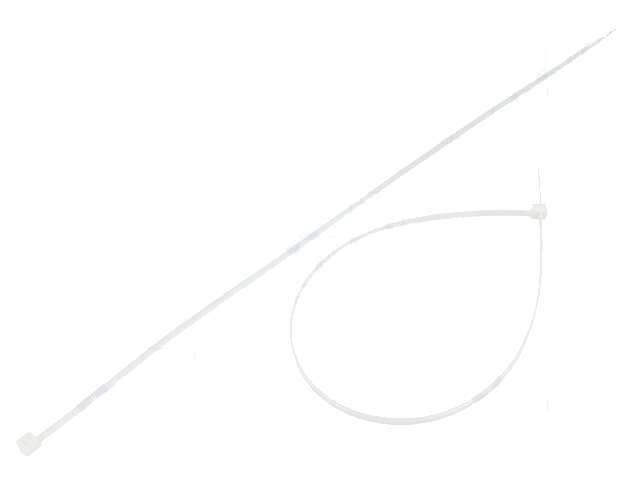 Kabelbinder; L: 370mm; W: 3,6mm; polyamide; 177N; natuurlijk