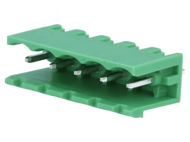 Ontkoppelbare terminal strip; 5mm; banen: 5; recht; contact; THT