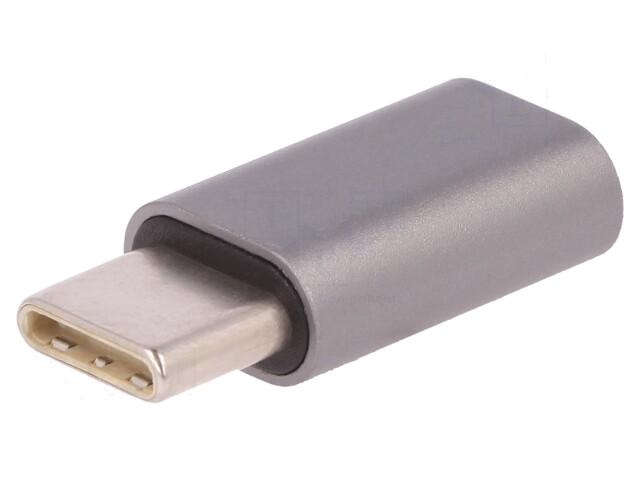 Adapter; USB 2.0; Micro USB B ingang,USB-C-stekker