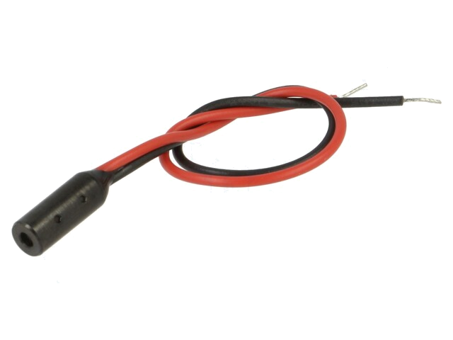 Module: laser; 0,4mW; rood; punt; 650nm; 2,8÷3,3VDC; 7÷30mA