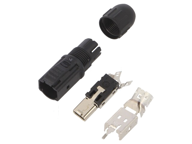 Connector: Single Pair Ethernet; stekker; T1 Industrial; PIN: 2