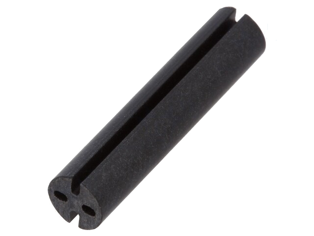 Afstandbus; LED; Øext: 5,1mm; ØLED: 5mm; L: 23mm; zwart; UL94V-0