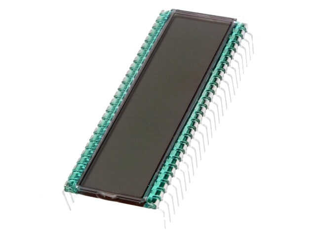 Display: LCD; 7-segment; STN Positive; A.cijfers: 6; -20÷70°C