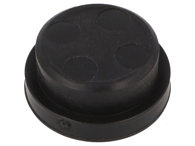 20mm; afdekdopje; Mat: elastomeer; Seal Plug DS; zwart; -20÷80°C