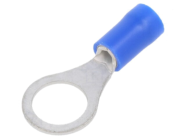 Uiteinde: oog; M8; Ø: 8,4mm; 1,5÷2,5mm2; klemmen; voor draad; blauw