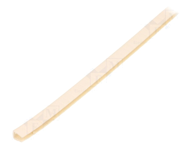Randbescherming; polyethyleen; L: 30,5m; natuurlijk; H: 5,6mm