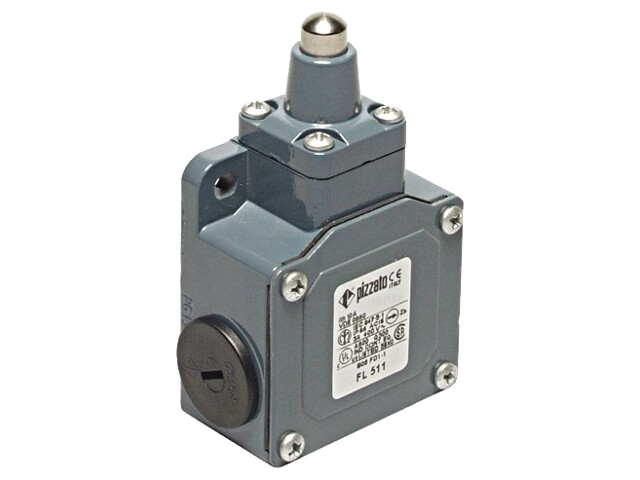 Eindschakelaar; pin Ø10mm; NO + NC; 10A; max.500VAC; max.250VDC