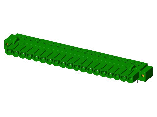 Connector: ontkoppelbare terminal strip; contact; vrouwelijk