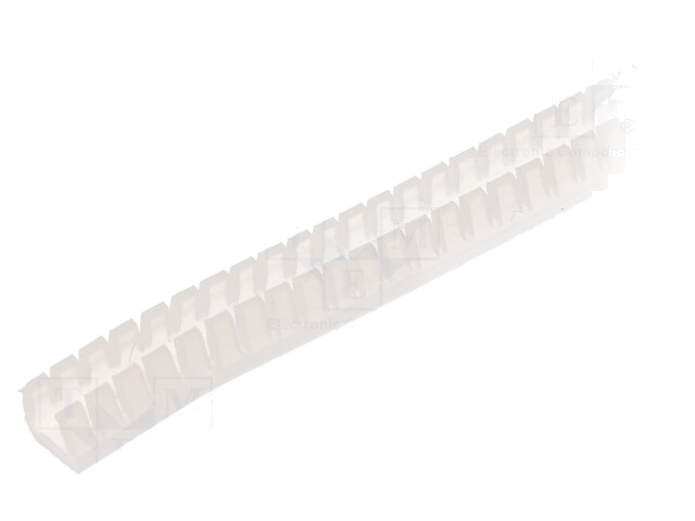 Randbescherming; polyethyleen; L: 10m; natuurlijk; H: 6,5mm