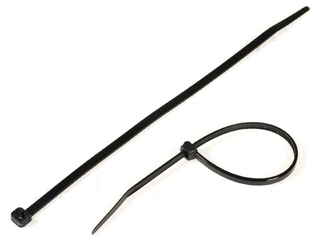 Kabelbinder; L: 203mm; W: 4,6mm; polyamide; 215,5N; zwart; Ømax: 55mm