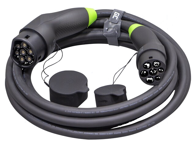 Kabel: eMobility; 480V; 22kW; IP54; Type 2,aan beide zijden; 7m