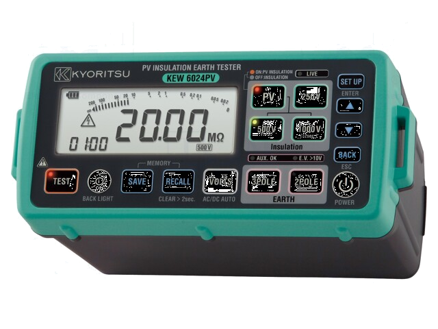 Meter: isolatieweerstand; LCD; VAC: 5÷600V; 45÷65Hz; VDC: 5÷1000V