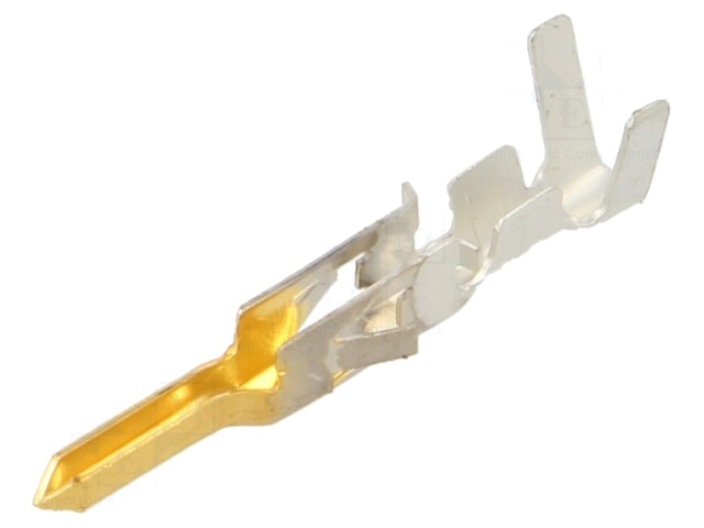 Contact; mannelijk; fosforbrons; verguld; 24AWG÷18AWG; los; 9A