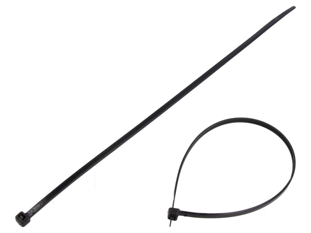 Kabelbinder; L: 275mm; W: 4,35mm; polyamide; zwart; 100st; -35÷85°C